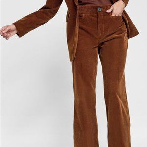 Zara Flared Corduroy Pants